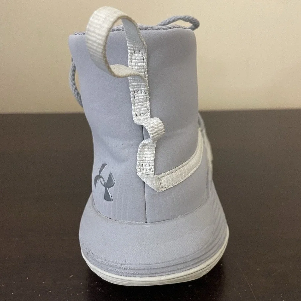 Under Armour Curry 0.5 Boys Basketball Shoes Mod Gray‎ White 3020424-101 Size 6Y